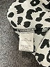 Jade 100% Polyester Animal Print Silver Short Sleeve Blouse Size S - photo 8