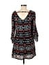 Speechless 100% Polyester Print Black Casual Dress Size M - photo 2