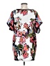 Nanette Lepore Floral White Short Sleeve T-Shirt Size M - photo 2