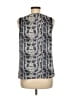 Creative Commune 100% Polyester Silver Blue Sleeveless Blouse Size M - photo 2