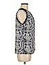 Creative Commune 100% Polyester Silver Blue Sleeveless Blouse Size M - photo 4