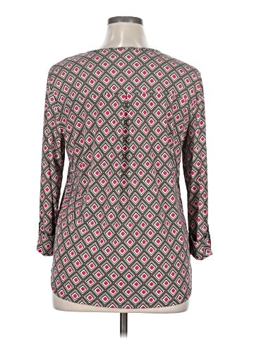 Roz & Ali 3/4 Sleeve Blouse (view 2)