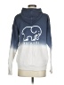 Ivory Ella 100% Cotton Blue Pullover Hoodie Size S - photo 2