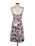 The Limited 100% Polyester Floral Gray Cocktail Dress Size 0 - photo 2