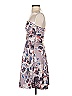 The Limited 100% Polyester Floral Gray Cocktail Dress Size 0 - photo 5