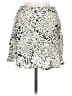 Timing 100% Polyester Animal Print Ivory Casual Skirt Size M - photo 2