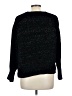 Cynthia Rowley Metallic Black Pullover Sweater Size L - photo 2