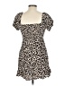 Sanctuary 100% Rayon Animal Print Tan Cocktail Dress Size 8 - photo 2