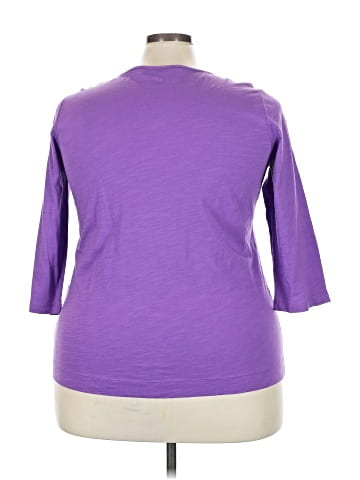 Jones New York Signature 3/4 Sleeve Top (view 2)