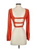 Le Lis Orange Long Sleeve Top Size S - photo 2