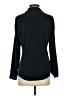 J.Jill 100% Polyester Black Blue Long Sleeve Blouse Size XS - photo 2