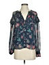 Derek Lam 100% Polyester Blue 3/4 Sleeve Blouse Size EU (IT) 36 / US 0 - photo 1