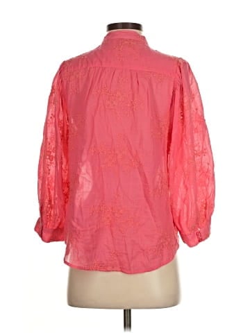 Pilcro by Anthropologie 3/4 Sleeve Blouse (view 2)