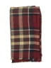 Look Plaid Burgundy Red Scarf One size - photo 2