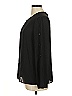 Cato 100% Polyester Black Long Sleeve Blouse Size M - photo 5