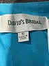 David's Bridal 100% Polyester Blue Cocktail Dress Size 16 - photo 6