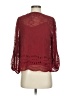 J.Crew 100% Polyester Burgundy 3/4 Sleeve Blouse Size S - photo 1