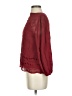 J.Crew 100% Polyester Burgundy 3/4 Sleeve Blouse Size S - photo 5