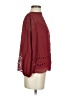 J.Crew 100% Polyester Burgundy 3/4 Sleeve Blouse Size S - photo 4