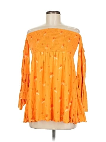 Free People 3/4 Sleeve Blouse (view 1)