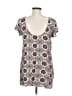 Lulus 100% Rayon Brown Short Sleeve Blouse Size M - photo 2