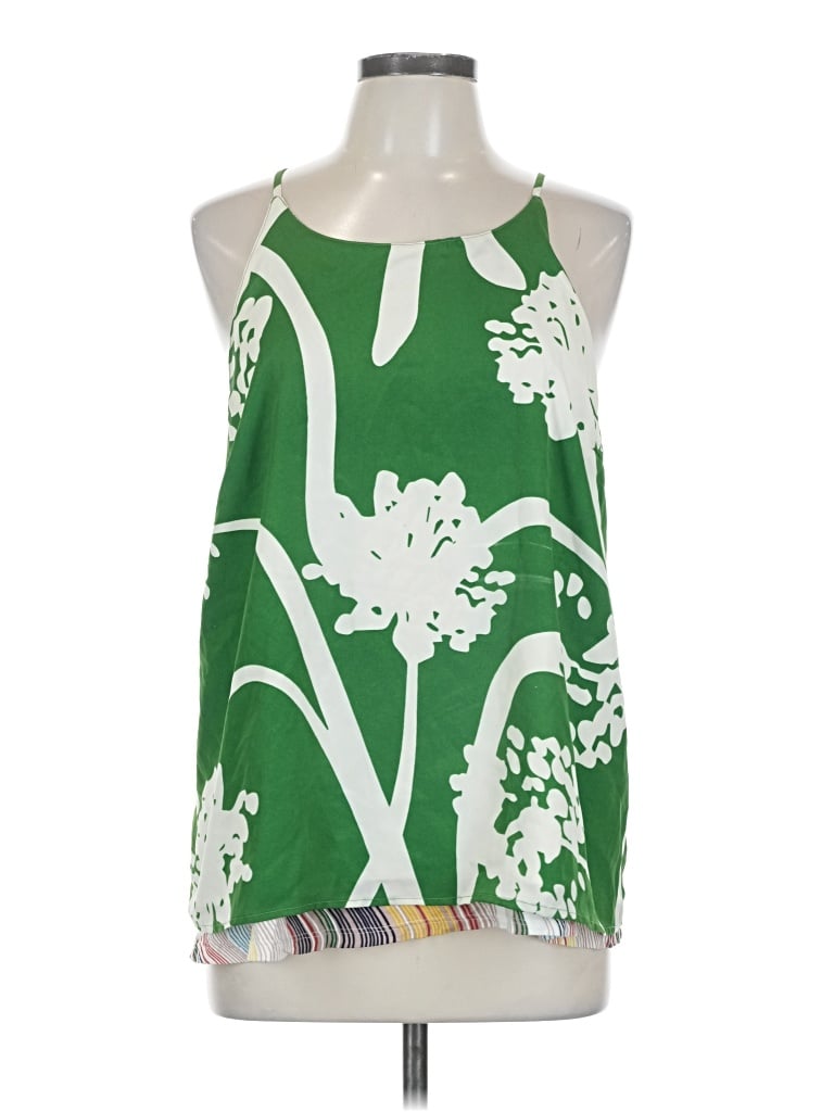 Pre-owned Porridge Sleeveless Blouse In Green