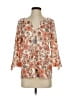 Unbranded Orange 3/4 Sleeve Blouse Size S - photo 1