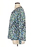 Assorted Brands Blue Long Sleeve Blouse Size XL - photo 5