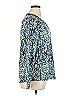 Assorted Brands Blue Long Sleeve Blouse Size XL - photo 4