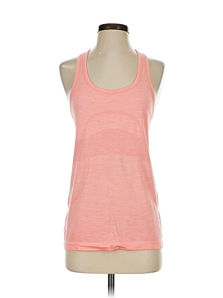 Pre-owned Lululemon Athletica Active Tank Top In Orange