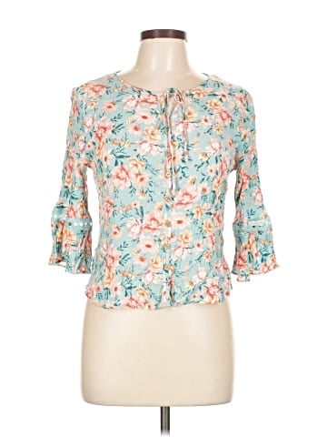 I.N. Studio 3/4 Sleeve Blouse (view 1)