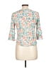 I.N. Studio 100% Rayon Teal 3/4 Sleeve Blouse Size L (petite) - photo 2