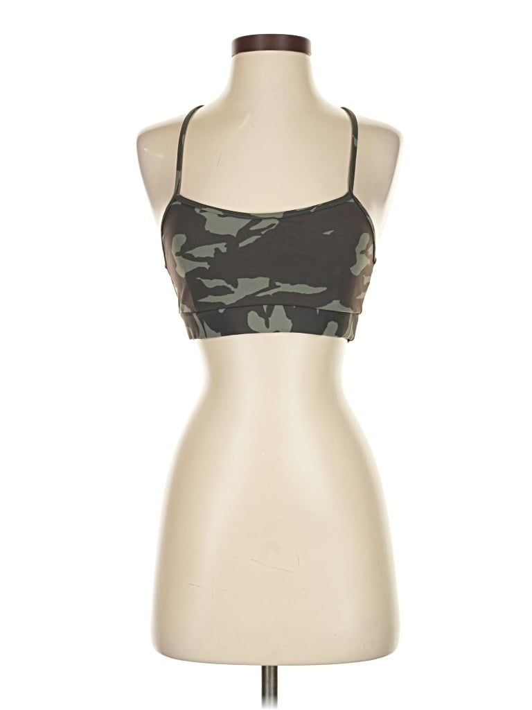 Monrow Tank Top Green Strapless Neckline Tops