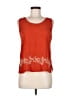 Alegre 100% Rayon Orange Sleeveless Top One size - photo 1