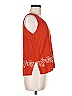 Alegre 100% Rayon Orange Sleeveless Top One size - photo 4