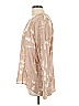 Valette Tan Long Sleeve Blouse Size L - photo 5