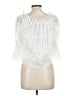 Elie Tahari 100% Polyester White Sleeveless Blouse Size L - photo 2
