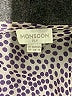 Monsoon 100% Silk Tan Purple Blouse Size 6 - photo 6