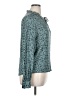 Hinge 100% Viscose Teal Long Sleeve Blouse Size XL - photo 4