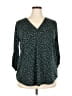 Beacon Teal 3/4 Sleeve Blouse Size 2X - photo 1
