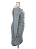 Leith Solid Gray Casual Dress Size XXL - photo 4