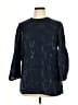 Lela Rose Blue 3/4 Sleeve Blouse Size 14 - photo 1
