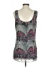 Soma 100% Polyester Gray Sleeveless Blouse Size XS - photo 2