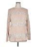 Chico's Stripes Pink Pullover Sweater Size XL (3) - photo 1