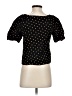 Madewell Polka Dots Black Short Sleeve Blouse Size XXS - photo 2