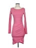 Leith Solid Pink Casual Dress Size XS - photo 1