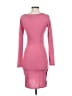 Leith Solid Pink Casual Dress Size XS - photo 2