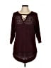 Lety & Me 100% Rayon Burgundy Pullover Sweater Size XL - photo 1