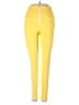 Bandier X Solid & Striped Color Block Yellow Active Pants Size S - photo 1