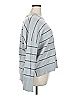 Pink Rose Stripes Gray Pullover Sweater Size 2X - photo 4